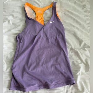 Nike Lavender Dri-FIT Tank w/ Built In Bra